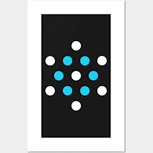 Abstract Dots Icon Posters and Art